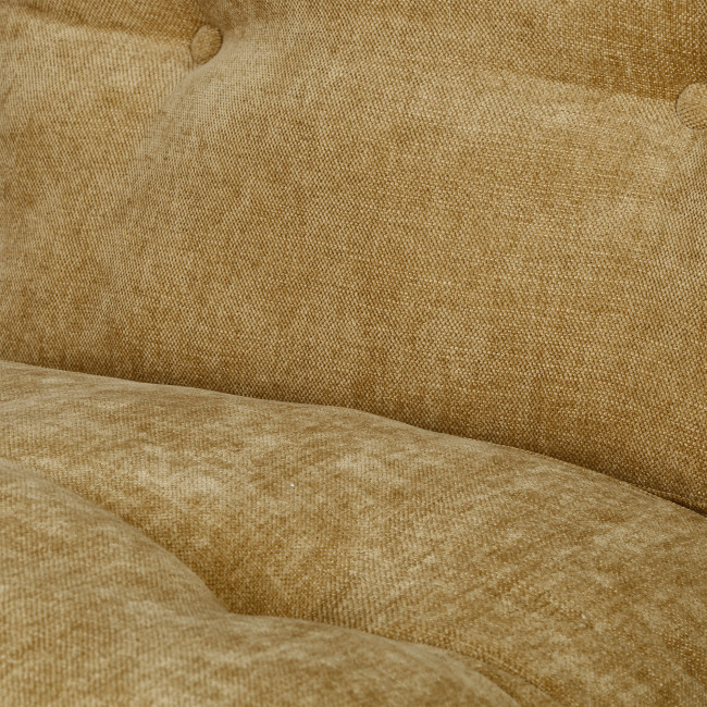 Basil - Fauteuil en tissu pieds chrome