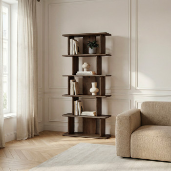 Batam - Étagère en bois massif H180cm
