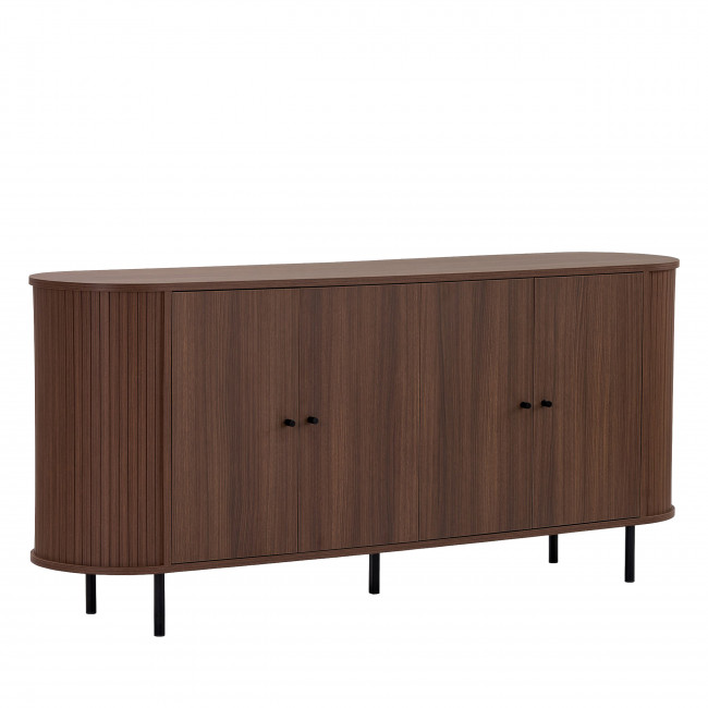 Pazar - Buffet 4 portes aux bords arrondis en bois L180cm