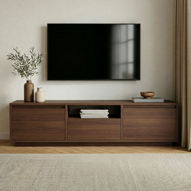 Kula - Meuble tv 3 portes en bois L160cm