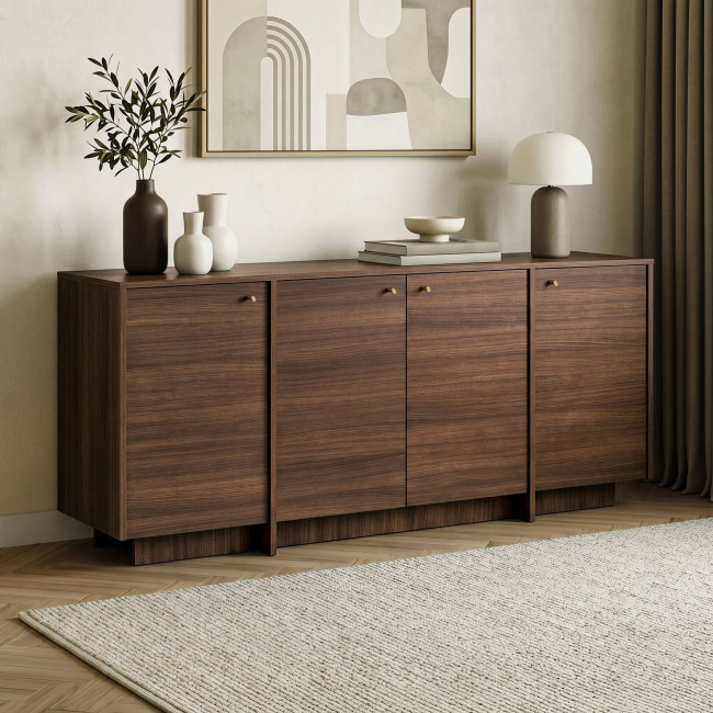 Hopa - Buffet 4 portes en bois L180cm