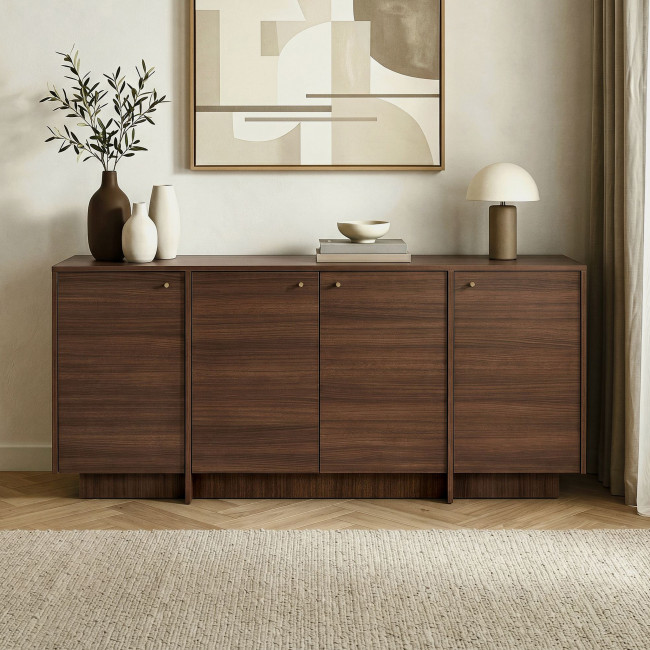 Hopa - Buffet 4 portes en bois L180cm