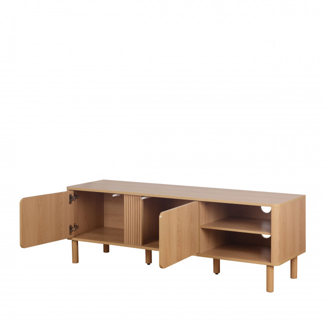 Noa - Meuble TV 2 portes en bois L140cm