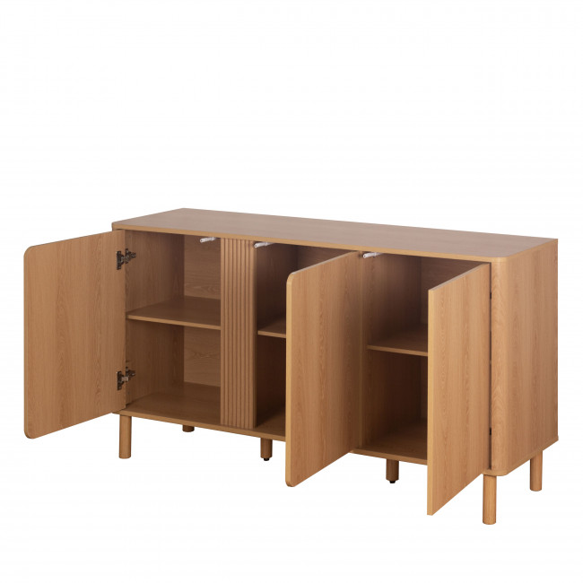 Noa - Buffet 3 portes en bois L140cm