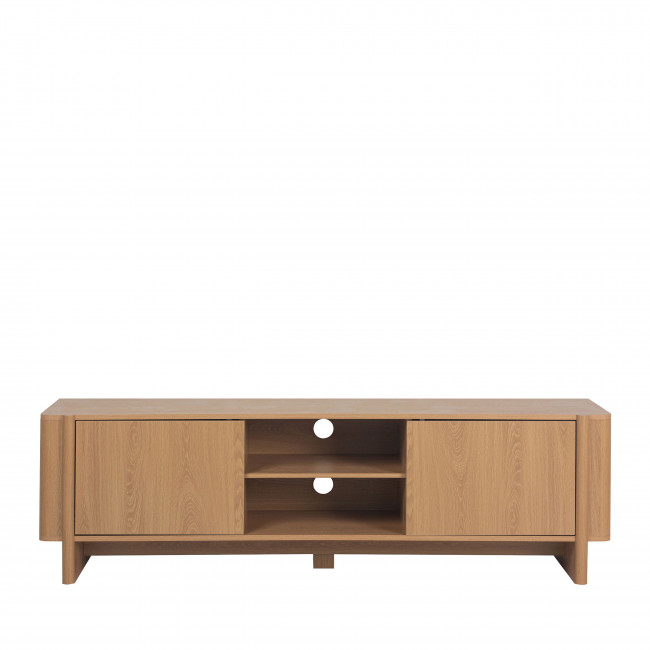 Oli - Meuble TV 2 portes en bois L160cm