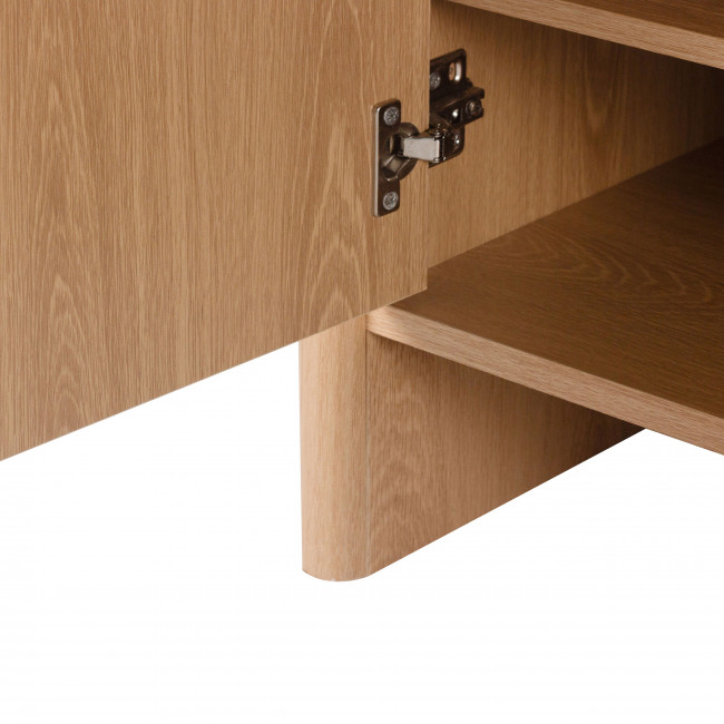Oli - Meuble TV 2 portes en bois L160cm