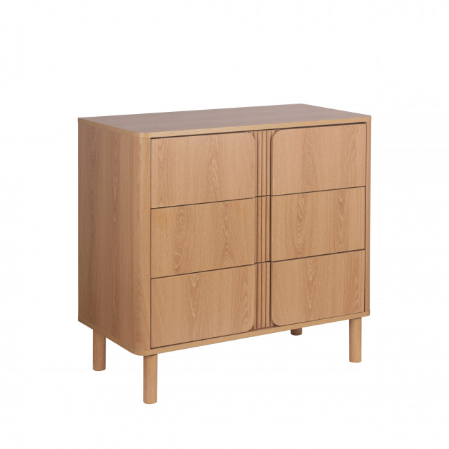 Noa - Commode 3 tiroirs en bois L80cm