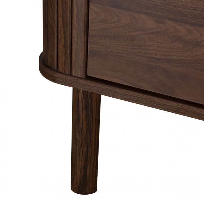 Maya - Commode 6 tiroirs en bois effet travertin L140cm