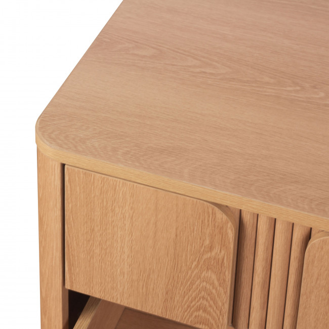 Noa - Table de chevet 2 tiroirs en bois