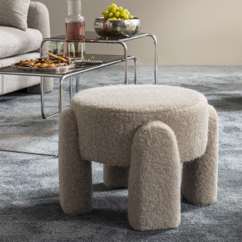 Nolan - Pouf en tissu