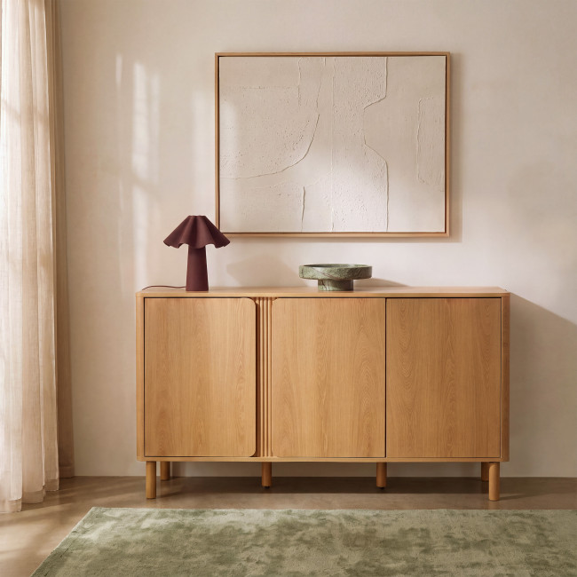 Noa - Buffet 3 portes en bois L140cm