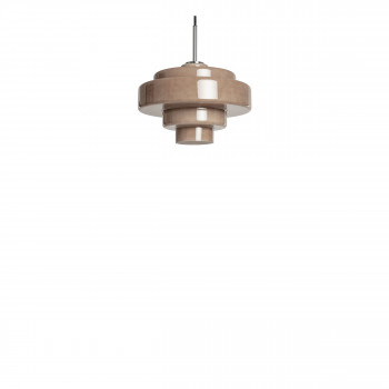 Ella - Suspension ronde en métal finition brillant ø30cm