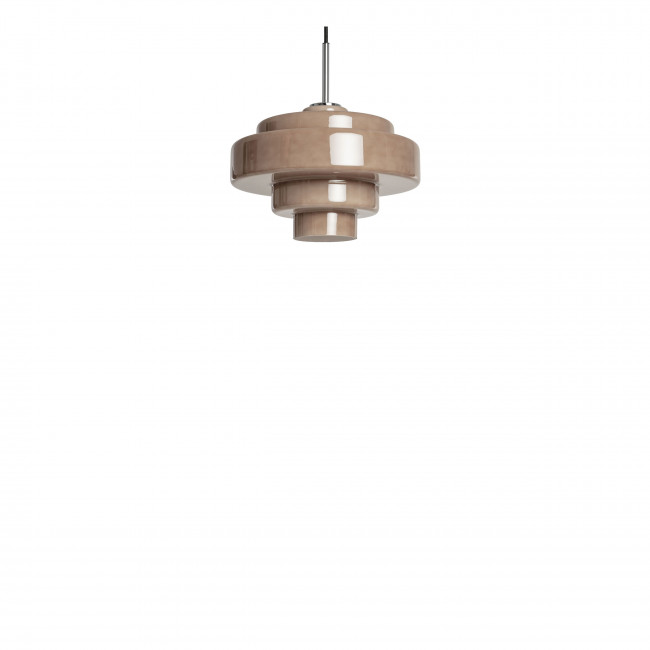 Ella - Suspension ronde en métal finition brillant ø30cm