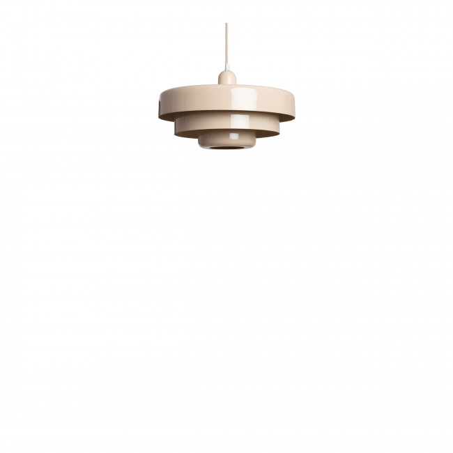 Sammy - Suspension ronde en métal finition brillant ø35cm