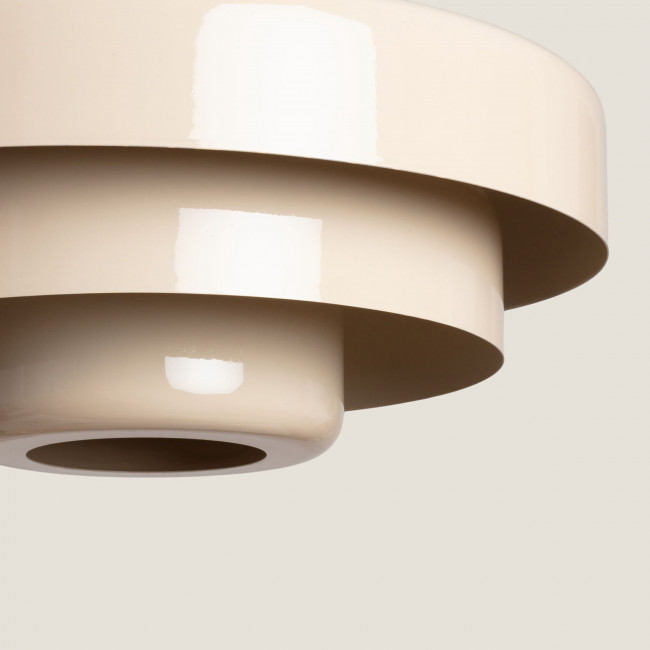 Sammy - Suspension ronde en métal finition brillant ø35cm