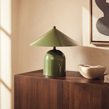 Vera - Lampe à poser conique en métal