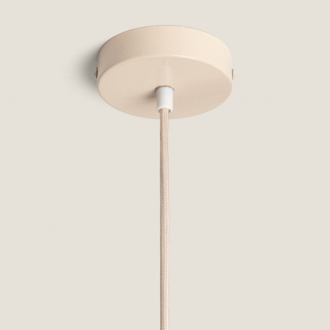 Sammy - Suspension ronde en métal finition brillant ø35cm