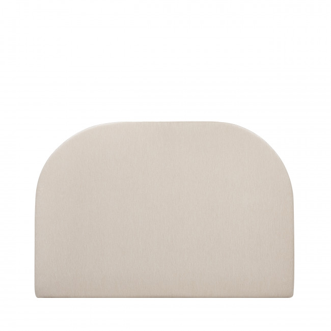 Wayne - Tête de lit compressée en tissu demi-lune L 160 cm