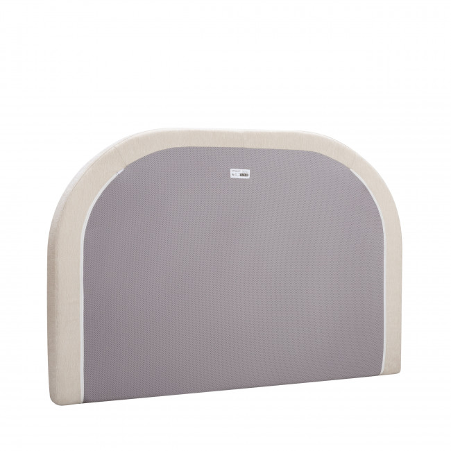 Wayne - Tête de lit compressée en tissu demi-lune L 160 cm