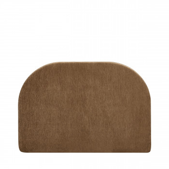 Wayne - Tête de lit compressée en tissu demi-lune L 160 cm