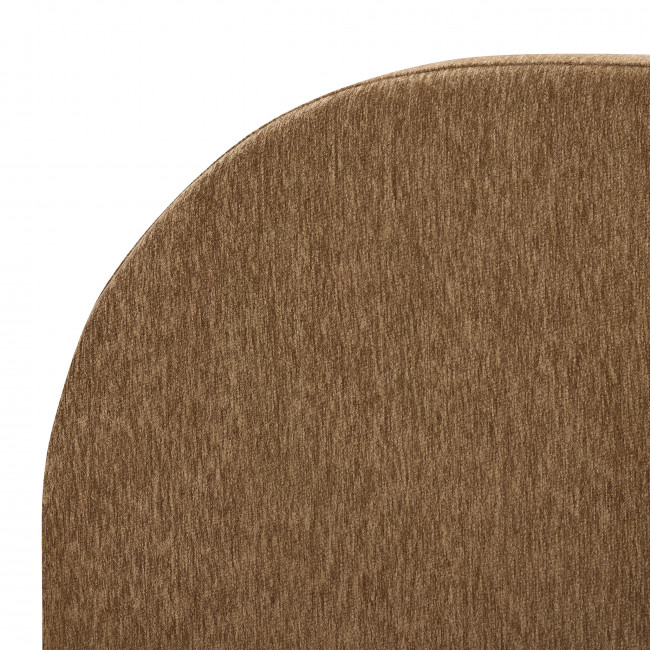 Wayne - Tête de lit compressée en tissu demi-lune L 180 cm