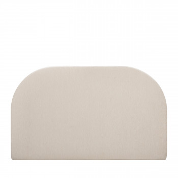 Wayne - Tête de lit compressée en tissu demi-lune L 180 cm