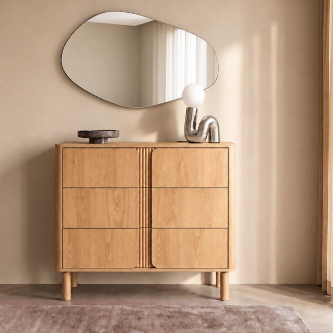 Noa - Commode 3 tiroirs en bois L80cm