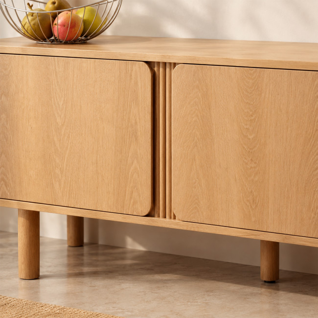 Noa - Meuble TV 2 portes en bois L140cm