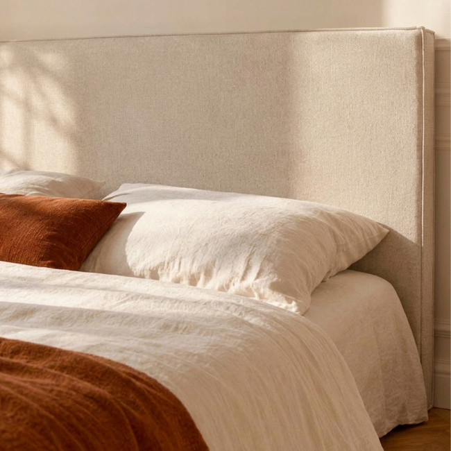 Lily - Tête de lit compressée en tissu L 160 cm