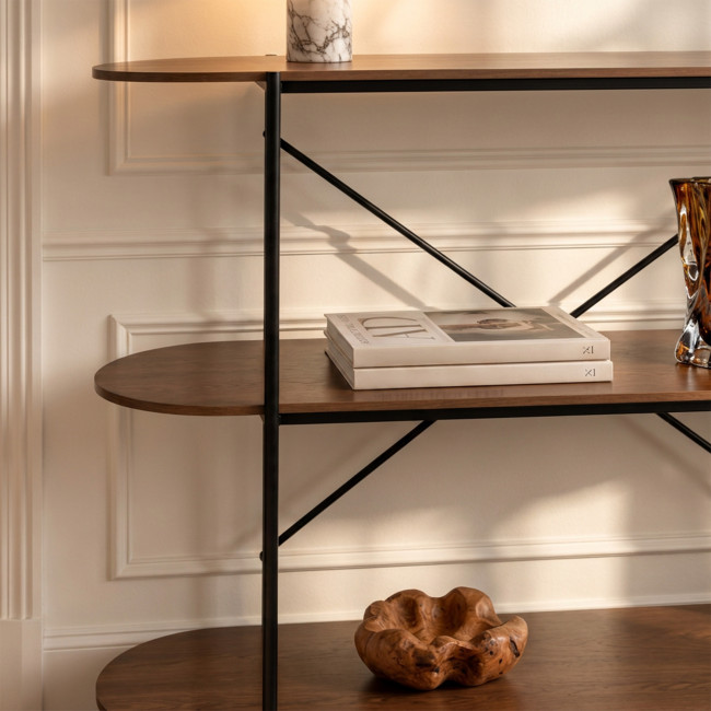 Janna - Etagère en bois et métal L115cm