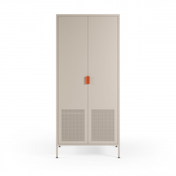 Adel - Armoire 2 portes en métal H 180 cm