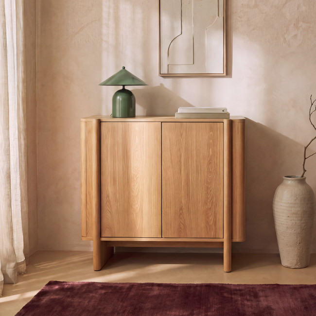 Oli - Buffet 2 portes en bois L80cm