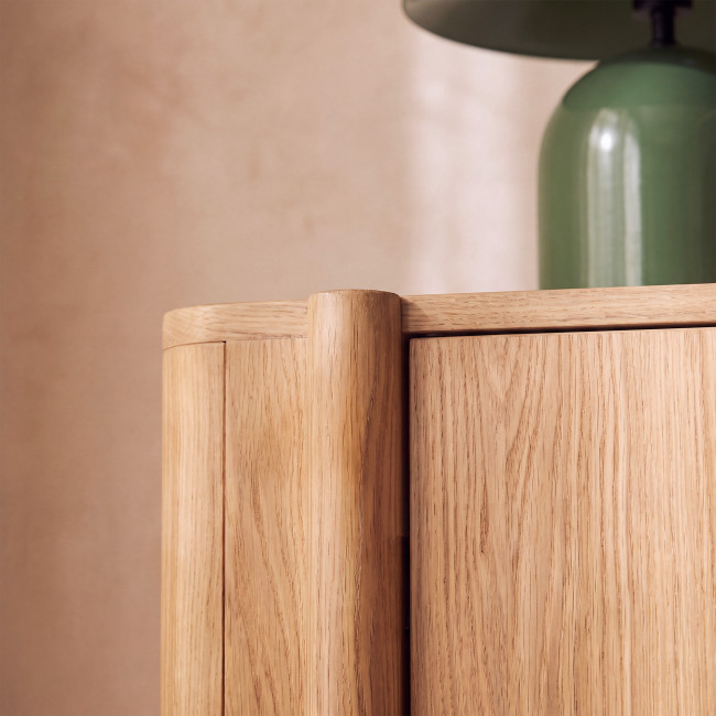 Oli - Buffet 2 portes en bois L80cm