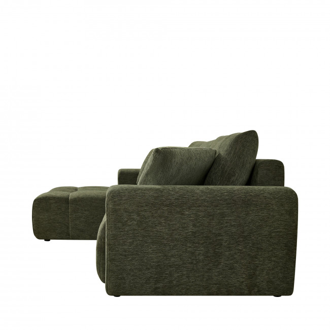 Giovano - Canapé d'angle réversible convertible 4 places en tissu