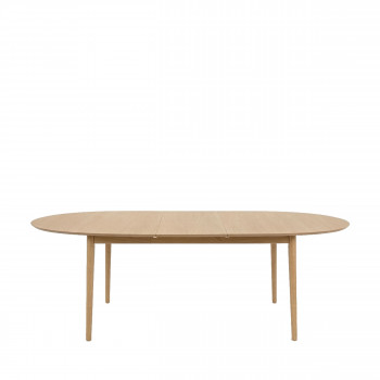 Essentia - Table à manger extensible en bois 6 à 10 personnes 180-220cm 