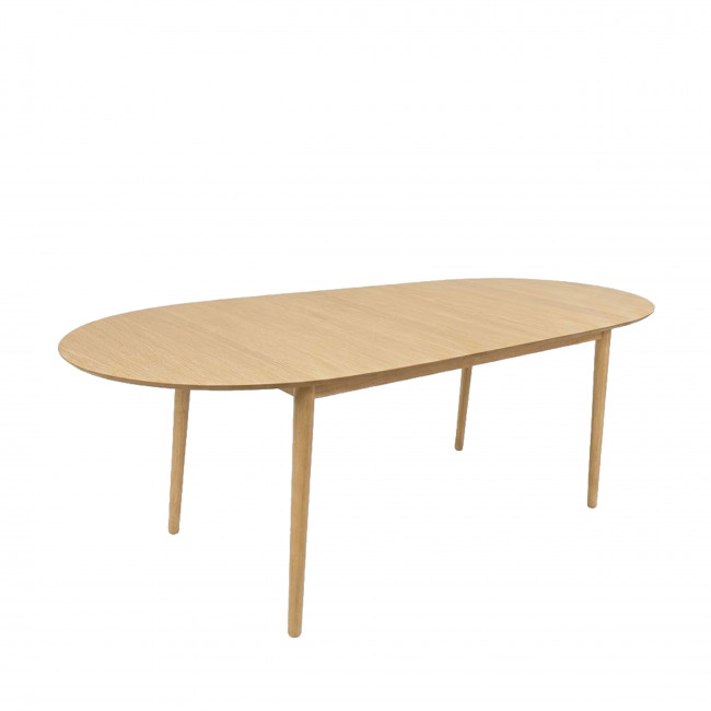 Essentia - Table à manger extensible en bois 6 à 10 personnes 180-220cm 