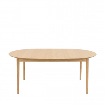 Essentia - Table à manger extensible en bois 6 à 10 personnes 180-220cm 