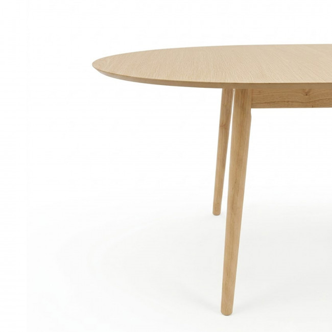 Essentia - Table à manger extensible en bois 6 à 10 personnes 180-220cm 