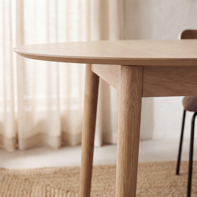 Essentia - Table à manger extensible en bois 6 à 10 personnes 180-220cm 