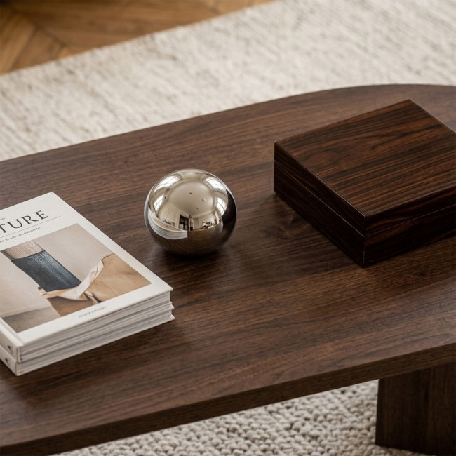 Calian - Table basse ovale en bois