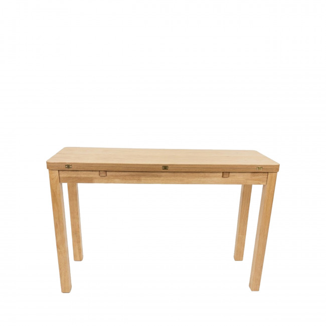 Sheldon - Table à manger extensible 2 à 4 personnes en bois 120x45-90cm