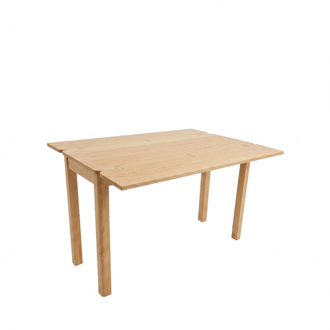 Sheldon - Table à manger extensible 2 à 4 personnes en bois 120x45-90cm
