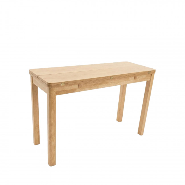 Sheldon - Table à manger extensible 2 à 4 personnes en bois 120x45-90cm