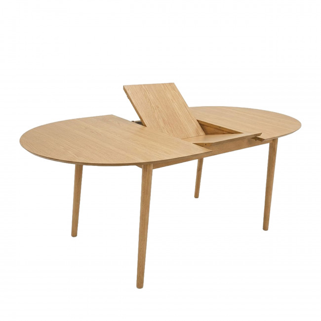 Essentia - Table à manger extensible en bois 4 à 8 personnes 160-200cm