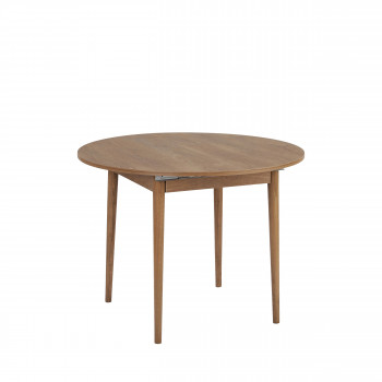 Salvador - Table à manger extensible 4 à 6 personnes en bois 100-131x75cm