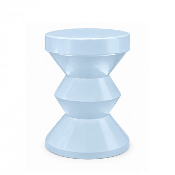 Harry - Table d'appoint / chevet ronde effet glossy ø 34 cm 