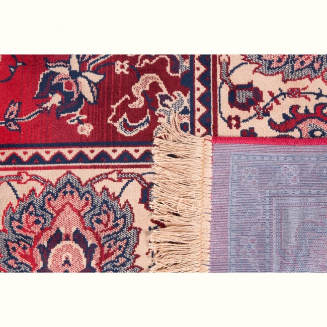 Tapis vintage rouge Old Bid