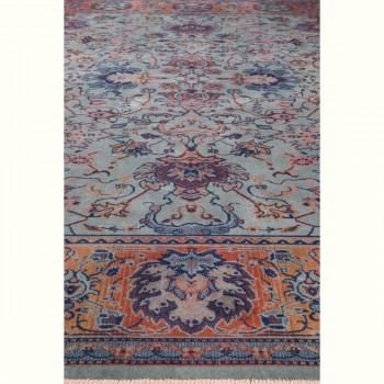 Tapis vintage vert Old Bid