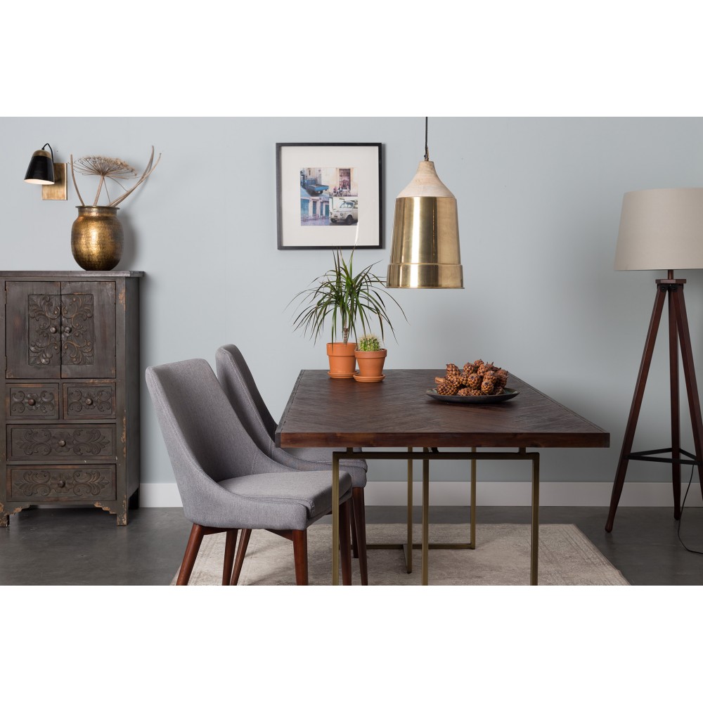 Applique murale articulée noire et cuivre Old School par Drawer.fr