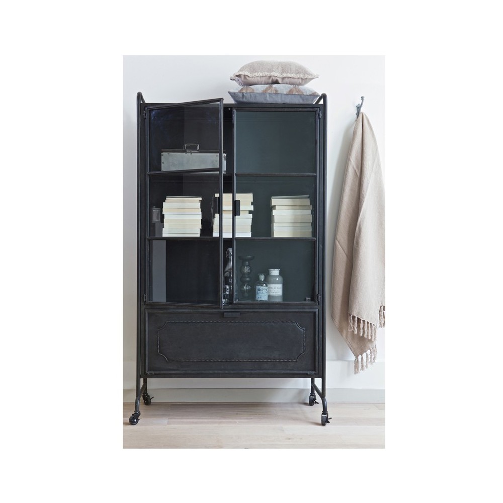 Vitrine en métal style industriel Hudson par Drawer.fr